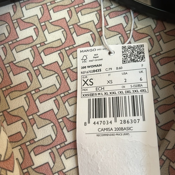 Mango Patterned Shirt - Picture 5 of 5